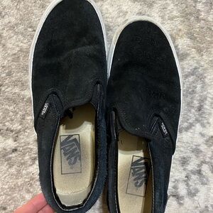 Vans Black Slip-On Sneakers